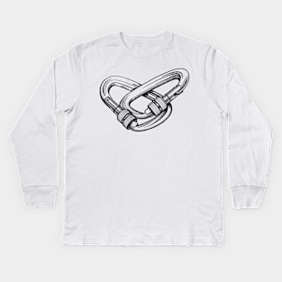 Heart of a Climbing Kids Long Sleeve T-Shirt